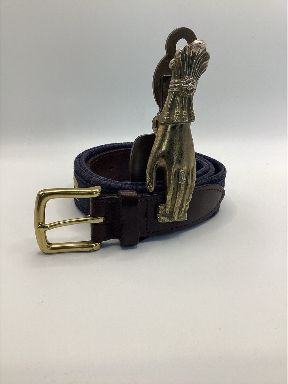 Vineyards Vines Belt Shadow Wood Sz 34